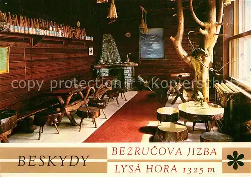 AK / Ansichtskarte Lysa_Hora Chata Bezrucova Jizba Beskydy Berghaus Beskiden Lysa_Hora
