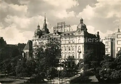 AK / Ansichtskarte Plzen_Pilsen Hotel Continental Plzen Pilsen