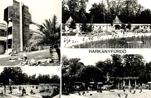 AK / Ansichtskarte Harkanyfuerdo Strandbad Freibad Harkanyfuerdo