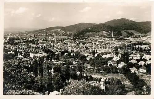 AK / Ansichtskarte Freiburg_Breisgau Blick vom Lorettoberg Freiburg Breisgau