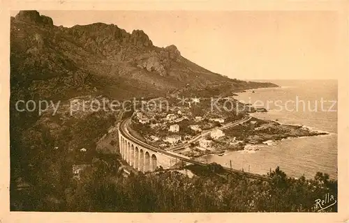 AK / Ansichtskarte Antheor Viaduc et Cap Roux Antheor