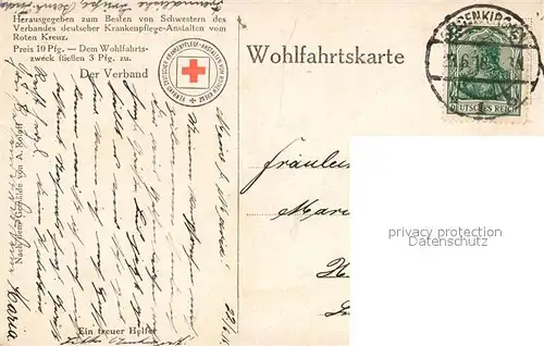 AK / Ansichtskarte Rotes_Kreuz Militaria Hund  