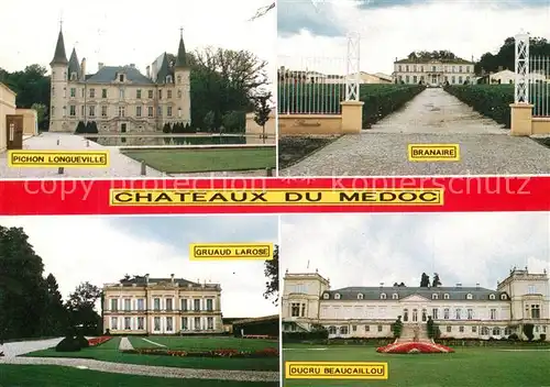 AK / Ansichtskarte Medoc_Region Chateaux du Medoc Pichon Longueville Branaire Gruaud Larose Ducru Beaucaillou 