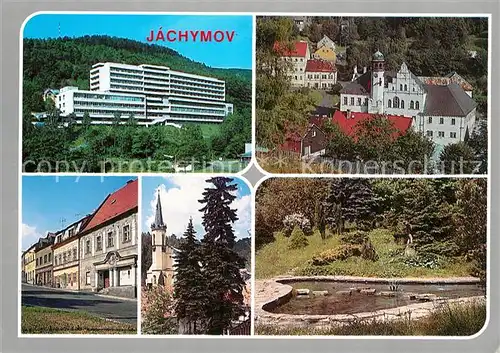 AK / Ansichtskarte Jachymov Lazenske a rekreacni stredisko Lazne zamerene na nemoci pohyboveho ustroji nervove poruchy vymeny latkove a cevni Jachymov