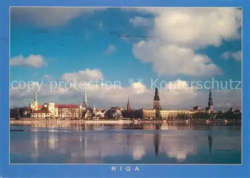 AK / Ansichtskarte Riga_Lettland Panorama Riga_Lettland