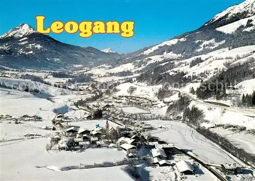AK / Ansichtskarte Leogang Fliegeraufnahme Leogang