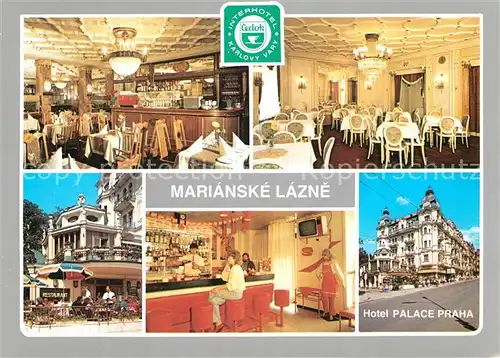AK / Ansichtskarte Marianske_Lazne Hotel Palace Praha Interhotel Karlovy Vary Marianske_Lazne