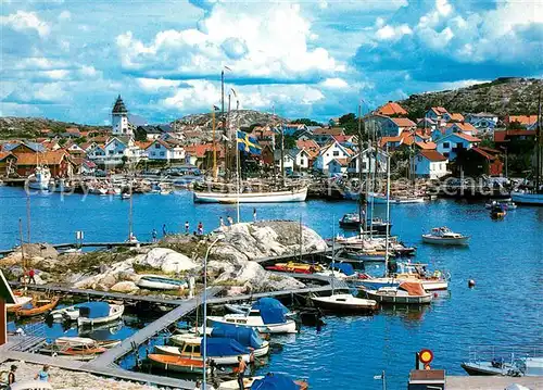 AK / Ansichtskarte Skaerhamn Den trivsamma hamnen Skaerhamn