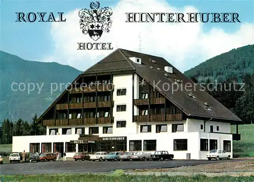 AK / Ansichtskarte Bruneck Royal Hinterhuber Hotel Bruneck