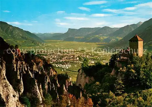 AK / Ansichtskarte Meran_Merano Schloss Tirol Panorama Meran Merano