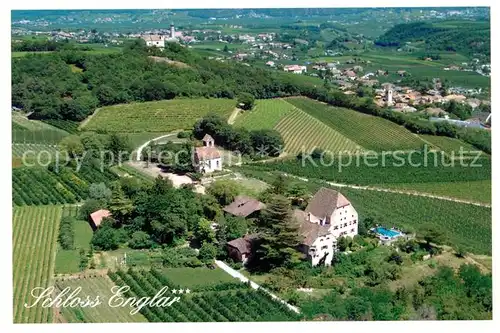 AK / Ansichtskarte St_Michael Eppan Schloss Englar Fliegeraufnahme St_Michael Eppan