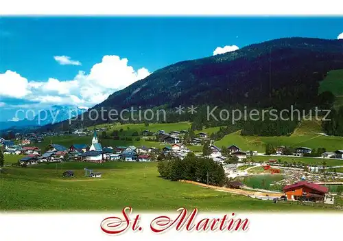AK / Ansichtskarte St_Martin_Tennengebirge Panorama St_Martin_Tennengebirge