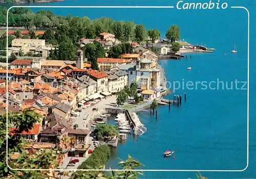 AK / Ansichtskarte Cannobio_Lago_Maggiore Fliegeraufnahme Cannobio_Lago_Maggiore