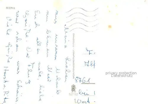 AK / Ansichtskarte Budva Fliegeraufnahme Budva