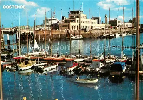 AK / Ansichtskarte Oostende_Ostende Yachthafen en Laadswezen 