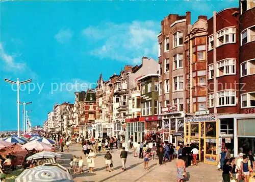 AK / Ansichtskarte De_Panne Zeedijk De_Panne