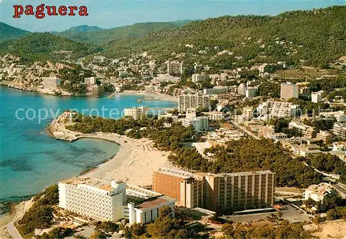 AK / Ansichtskarte Paguera_Mallorca_Islas_Baleares Fliegeraufnahme Paguera_Mallorca