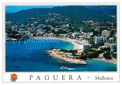 AK / Ansichtskarte Paguera_Mallorca_Islas_Baleares Fliegeraufnahme Paguera_Mallorca