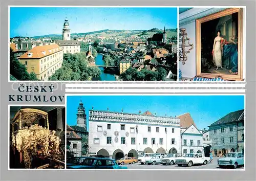 AK / Ansichtskarte Cesky_Krumlov Gotickeho hradu s baroknim divadlem a zahradou Cesky Krumlov