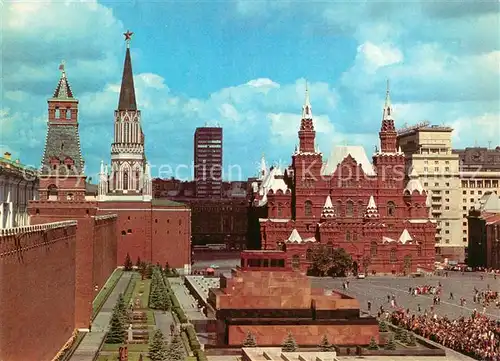 AK / Ansichtskarte Moskau_Moscou Roter Platz Moskau Moscou