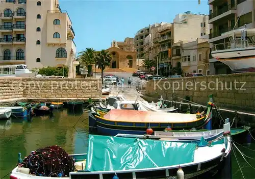 AK / Ansichtskarte Malta Saint Paul Bay Fischerhafen Malta