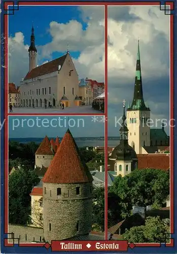 AK / Ansichtskarte Tallinn Turm Kirche  Tallinn