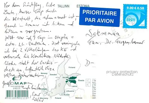 AK / Ansichtskarte Tallinn Turm Kirche  Tallinn