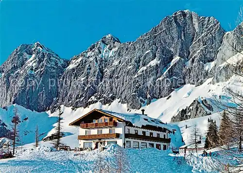 AK / Ansichtskarte Ramsau_Dachstein_Steiermark Dachstein Suedwaende Berghotel Tuerlwand im Winter Ramsau_Dachstein