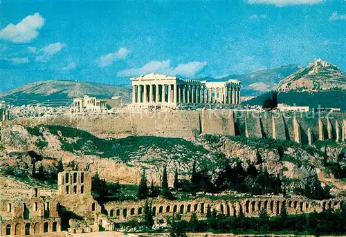 AK / Ansichtskarte Athen_Griechenland Akropolis Athen_Griechenland