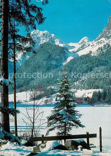 AK / Ansichtskarte Hintersee_Berchtesgaden Reiteralpe Winterlandschaft Hintersee Berchtesgaden