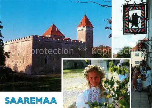 AK / Ansichtskarte Kuressaare Saaremaa Burg Kuressaare