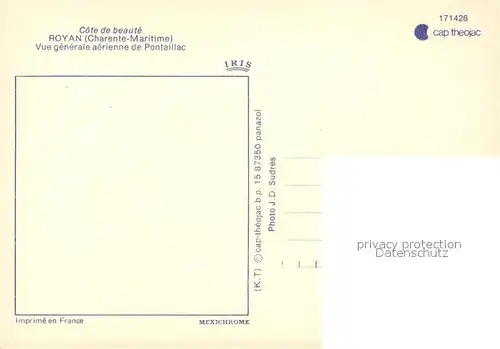 AK / Ansichtskarte Pontaillac Vue aerienne Pontaillac