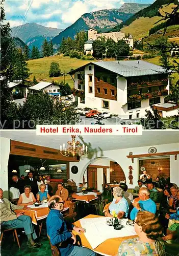 AK / Ansichtskarte Nauders_Tirol Hotel Erika Restaurant Alpenblick Nauders Tirol