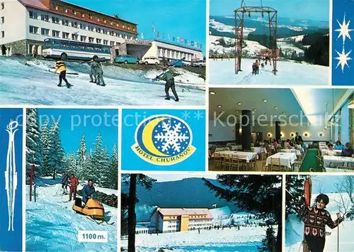 AK / Ansichtskarte Stachy_Susice_Okres_Pachatice Horsky Hote Churanov Wintersport Stachy_Susice
