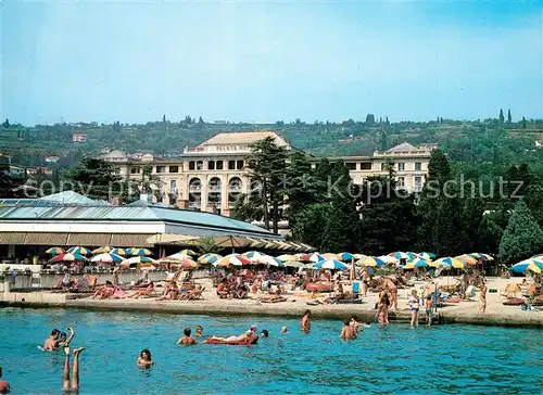 AK / Ansichtskarte Portoroz Hotel Palace Strand Portoroz