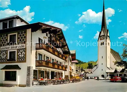 AK / Ansichtskarte Abtenau Marktplatz Gasthof Kirche Abtenau
