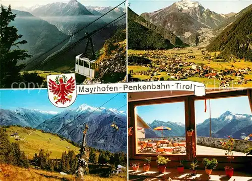 AK / Ansichtskarte Mayrhofen_Zillertal Penkenbahn Zillertaler Alpen Bergrestaurant Mayrhofen_Zillertal