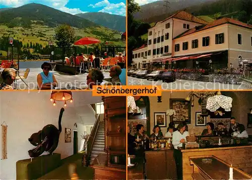 AK / Ansichtskarte Schoenberg_Stubaital Hotel Restaurant Schoenbergerhof alias Fliegender Hollaender Schoenberg_Stubaital