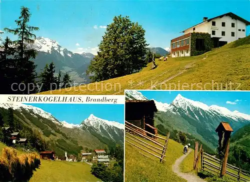 AK / Ansichtskarte Brandberg_Tirol Steinerkogelhaus Blick gegen Gruenberg Penken Motiv am Weg zum Steinerkogel Zillertaler Alpen Brandberg Tirol