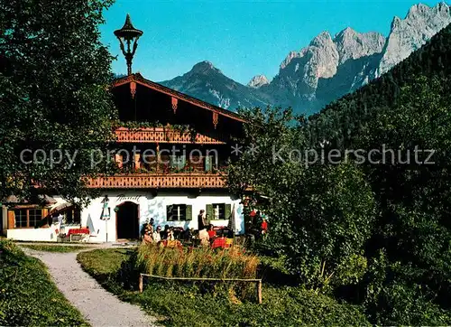 AK / Ansichtskarte Kufstein_Tirol Motiv aus dem Kaisertal Pfandlhof Kaisergebirge Kufstein_Tirol