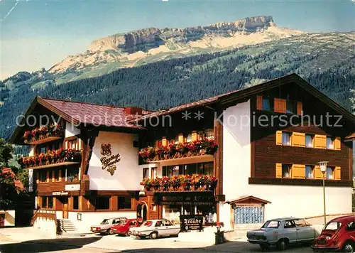 AK / Ansichtskarte Riezlern_Kleinwalsertal_Vorarlberg Hotel Gasthof Traube Alpen Riezlern_Kleinwalsertal