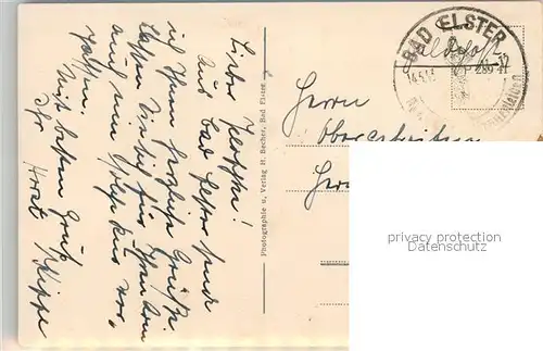 AK / Ansichtskarte Bad_Elster Panorama Bad_Elster