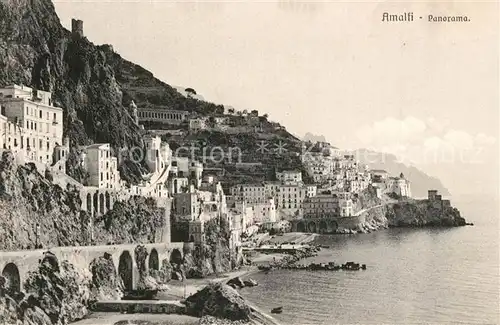 AK / Ansichtskarte Amalfi Panorama Amalfi
