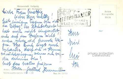 AK / Ansichtskarte Leipzig Neubauten am Rossplatz Leipzig