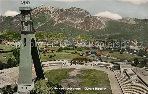 AK / Ansichtskarte Garmisch Partenkirchen Olympia Skistadion Garmisch Partenkirchen