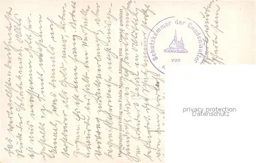 AK / Ansichtskarte Altoetting Das goldene Roessl Schatzkammer Unsere Liebe Frau Altoetting