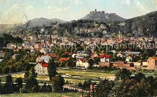 AK / Ansichtskarte Eisenach_Thueringen Panorama Wartburg Eisenach Thueringen