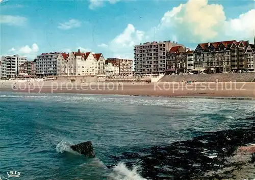 AK / Ansichtskarte Knokke Heist Strand Promenade Knokke Heist