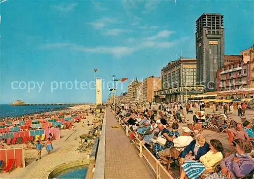 AK / Ansichtskarte Blankenberge Promenade mit Casino Blankenberge