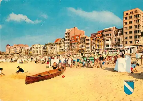 AK / Ansichtskarte Westende Strand en dijk Westende